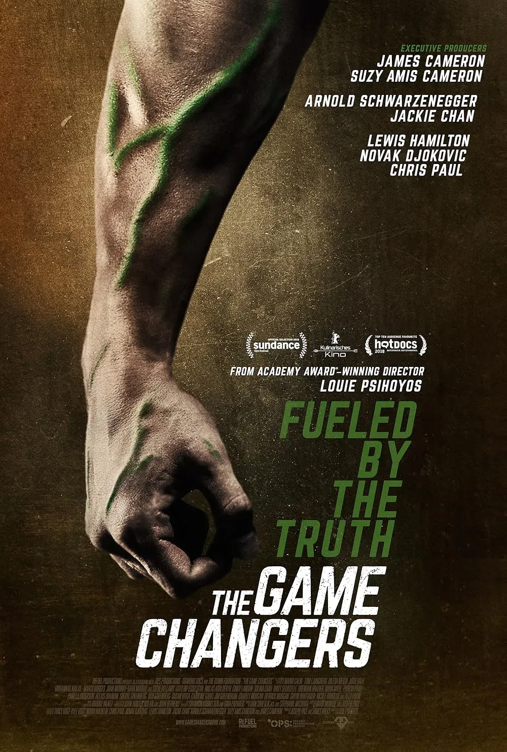 Plakat filmu dokumentalnego „The Game Changers”